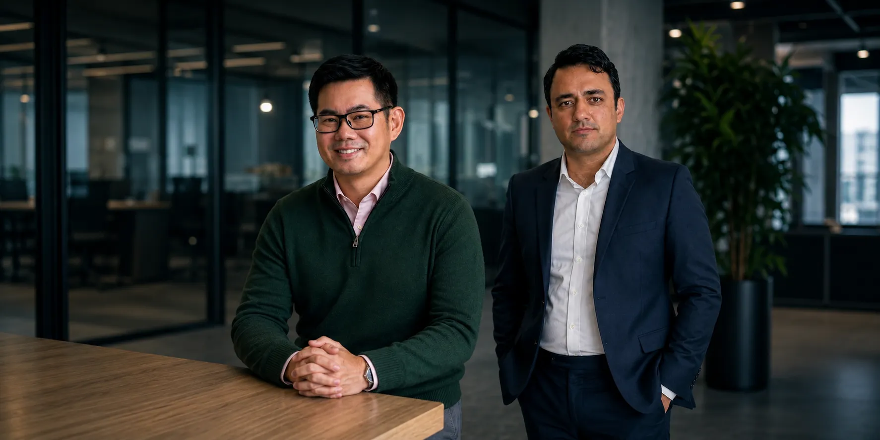 Lok Yek Soon, Founder & CEO, and Dhiraj Wohra, Co-Founder & Chief Revenue Officer of askOdin